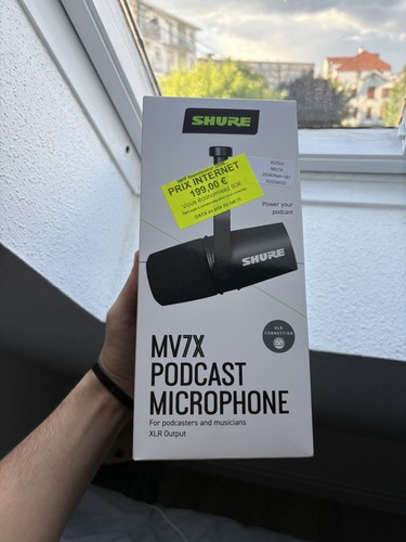 Shure mv7 usb micro - de, studio